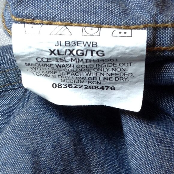 Wrangler Jeans Co. "XL" Men's denim, MOP snaps, Collegiate, Trending, Utility - Picture 5 of 6